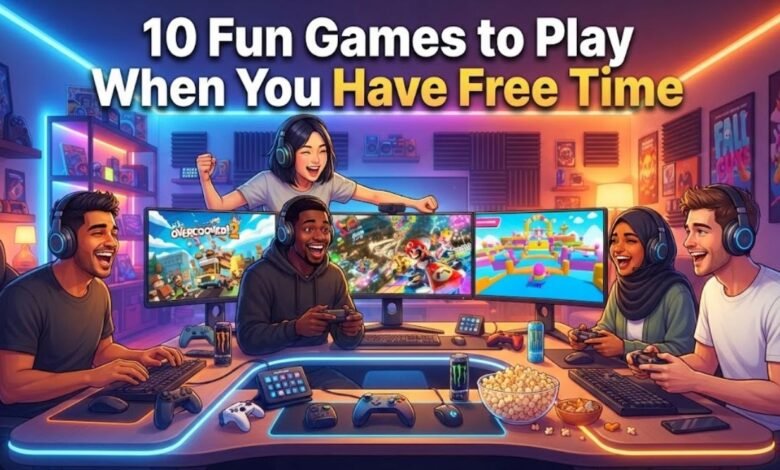 10 Fun Games to Play When You Have Free Time